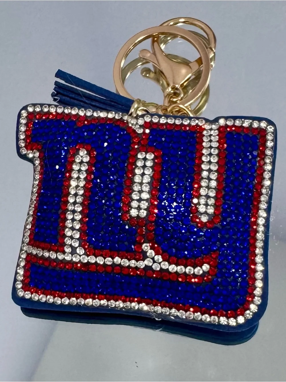 New NY Crystal Keychain